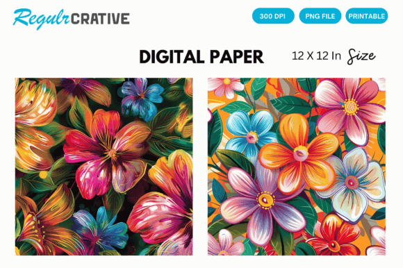 Bright Flowers Digital Paper Backgrounds: The Ultimate Guide to Elevating Your Creative Projects