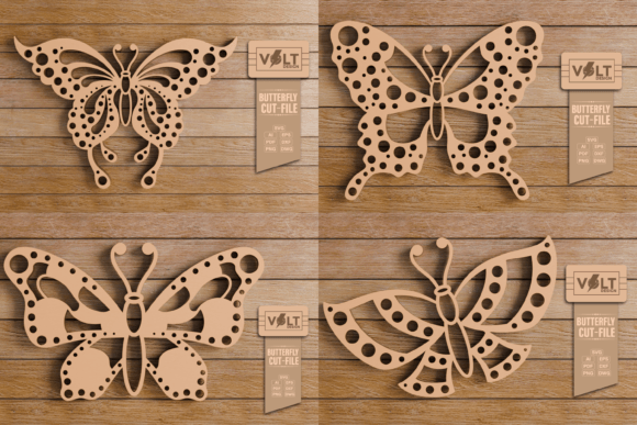 Butterfly Laser and CNC Cutting File SVG