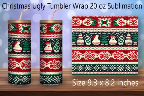 Christmas Ugly Tumbler Sublimation: Design Specs, Aesthetic Appeal, and Practical Applications
