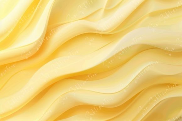 Golden Wave Abstraction: A Serene Digital Asset