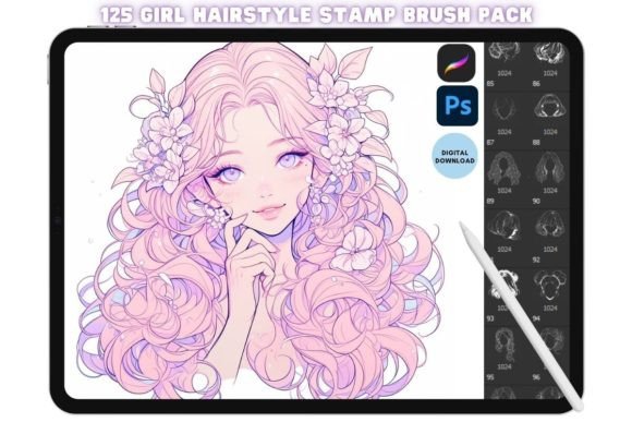 Mastering Anime Girl Hairstyle Stamp Brush: A Practical Guide for Digital Artists
