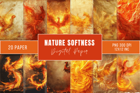Phoenix Fantasy Magic Paper Bundle