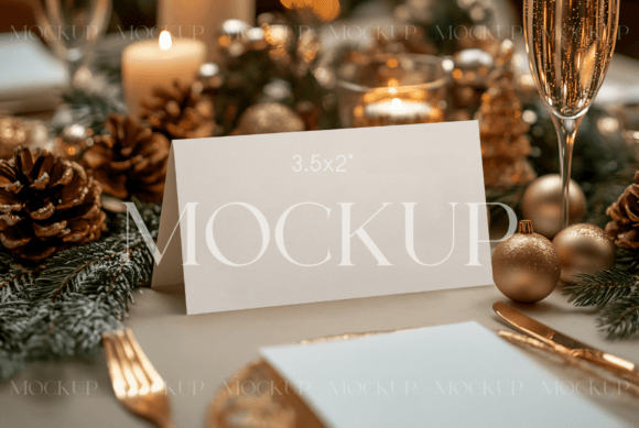 Place Card Mockup, Name Card Mock: Strategic Visualization for Wedding Design