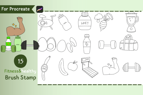 Procreate Brush Stamp Fitness healthy: A Strategic Asset for Visual Communication