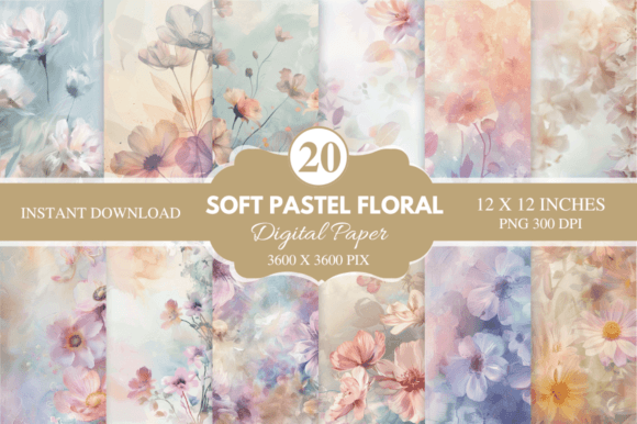 Soft Pastel Floral Digital Paper Bundle: A Comprehensive Evaluation