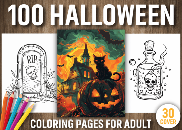 Unleash Your Spooky Creativity with Premium Halloween Coloring Pages for Adults