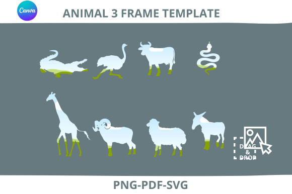 Unlocking Creativity: A Comprehensive Guide to the Animal 3 Canva Frame Template Bundle